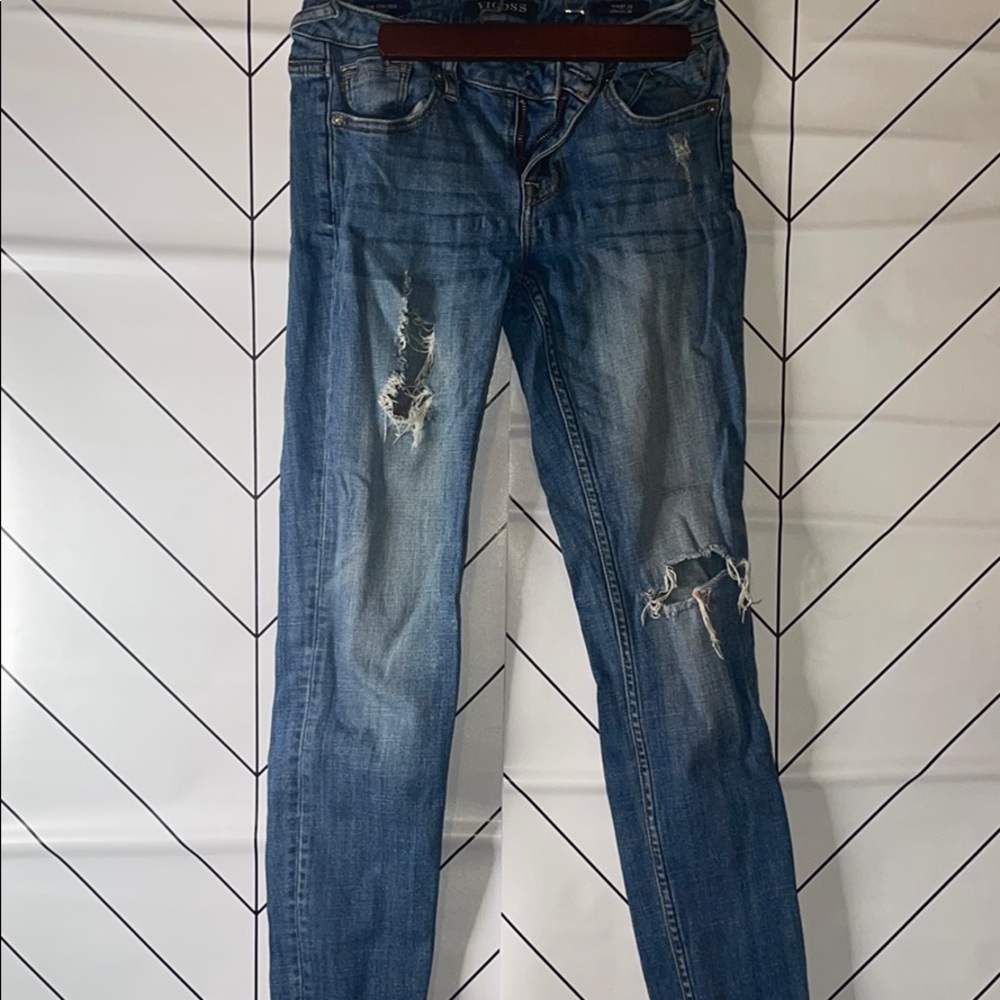 Medium blue jeans